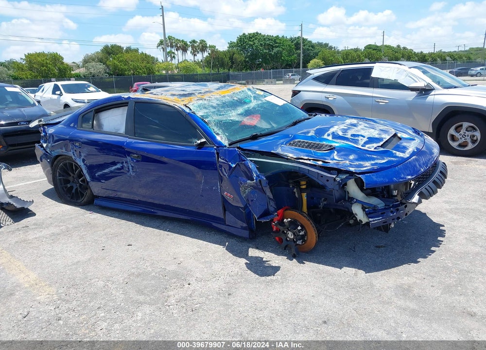 2019 DODGE CHARGER SCAT PACK RWD VIN: 2C3CDXGJXKH538541
