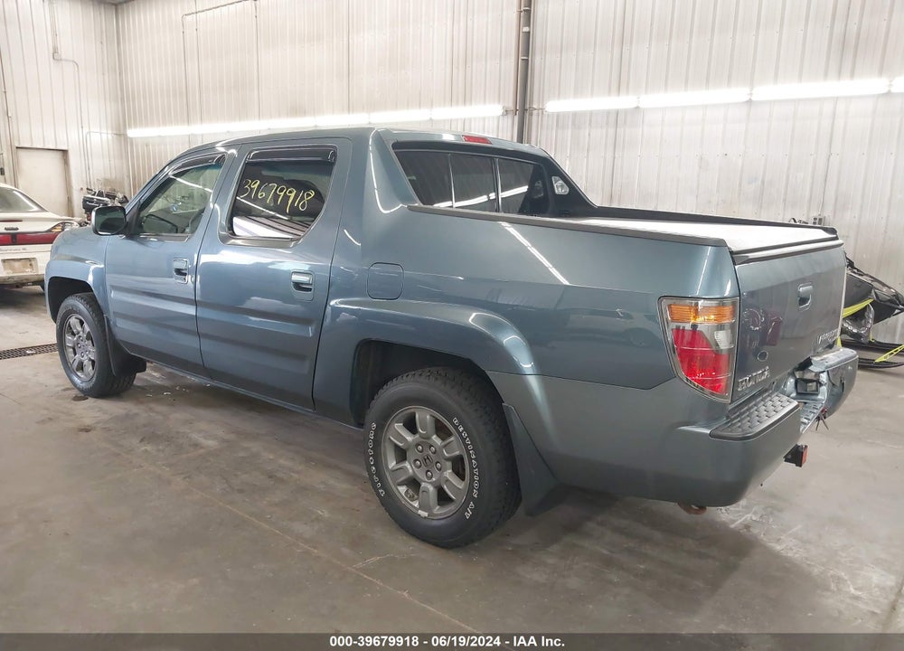 2007 HONDA RIDGELINE RTX VIN: 2HJYK16307H534850