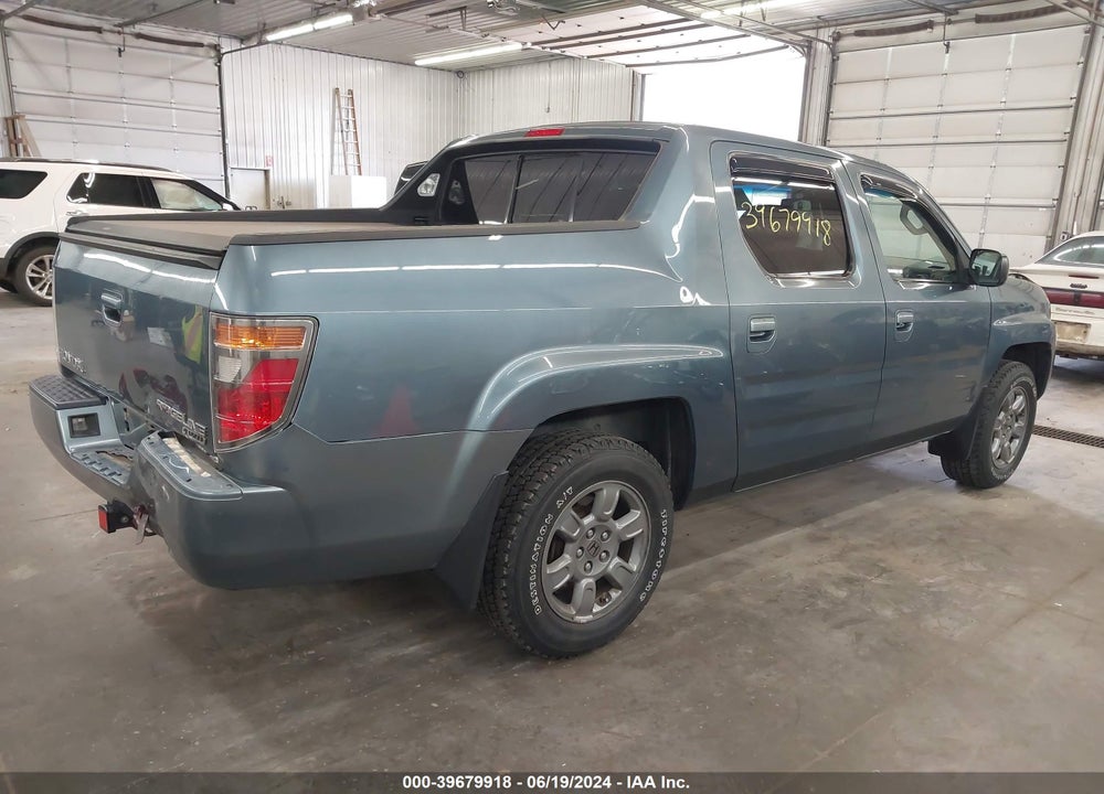 2007 HONDA RIDGELINE RTX VIN: 2HJYK16307H534850