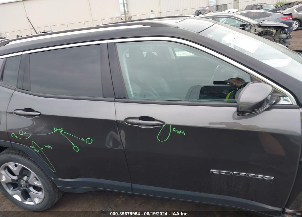 2018 JEEP COMPASS LIMITED 4X4 VIN: 3C4NJDCB4JT396221