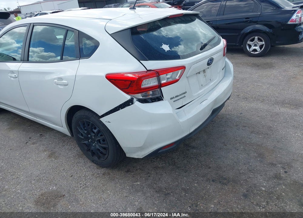 2019 SUBARU IMPREZA 2.0I VIN: 4S3GTAA65K3715274