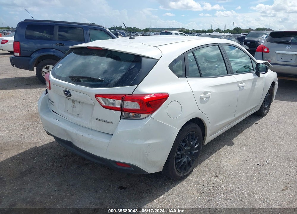 2019 SUBARU IMPREZA 2.0I VIN: 4S3GTAA65K3715274