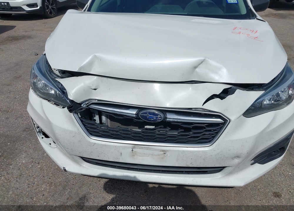 2019 SUBARU IMPREZA 2.0I VIN: 4S3GTAA65K3715274