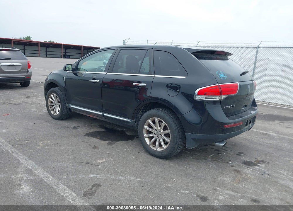2011 LINCOLN MKX VIN: 2LMDJ6JK0BBJ21906
