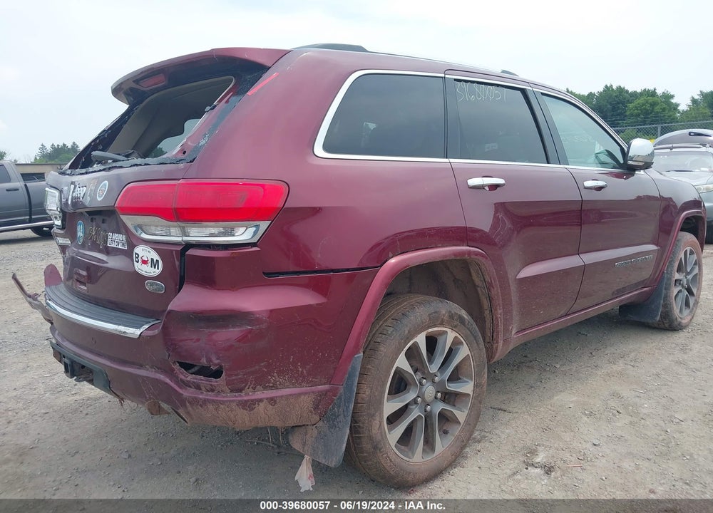 2017 JEEP GRAND CHEROKEE OVERLAND 4X4 VIN: 1C4RJFCG6HC749248