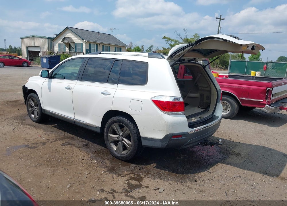 2011 TOYOTA HIGHLANDER LIMITED V6 VIN: 5TDYK3EH1BS040018