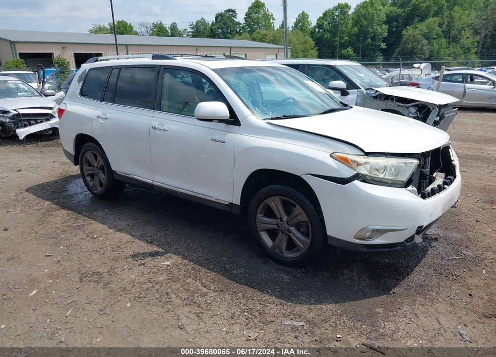 2011 TOYOTA HIGHLANDER LIMITED V6 VIN: 5TDYK3EH1BS040018