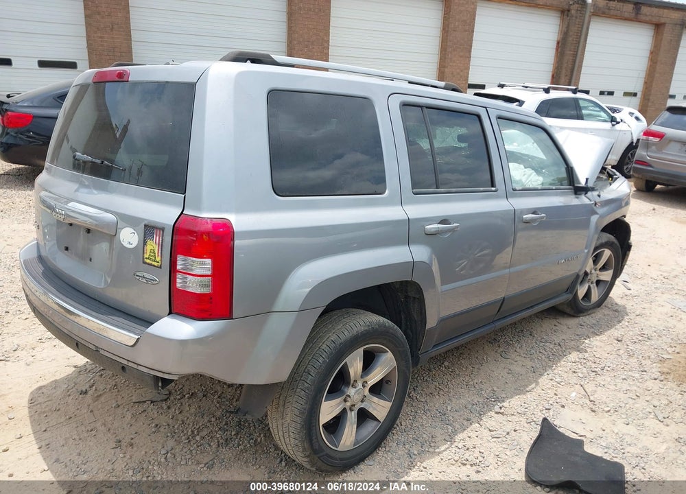 2017 JEEP PATRIOT HIGH ALTITUDE 4X4 VIN: 1C4NJRFBXHD151772