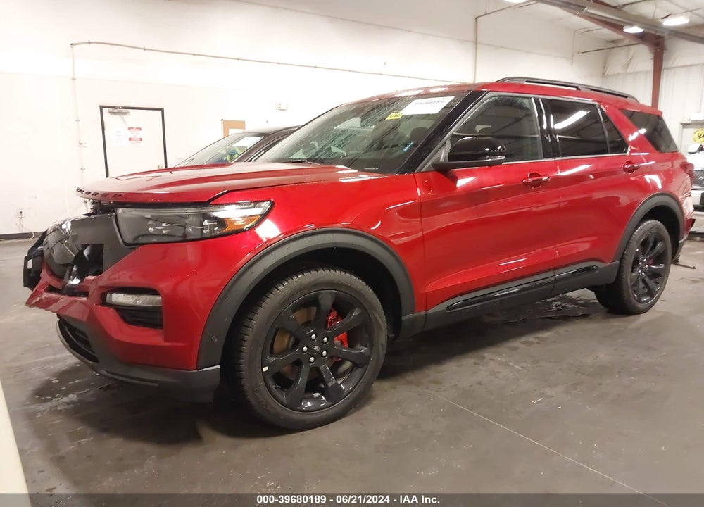 2022 FORD EXPLORER ST VIN: 1FM5K8GC4NGC34327