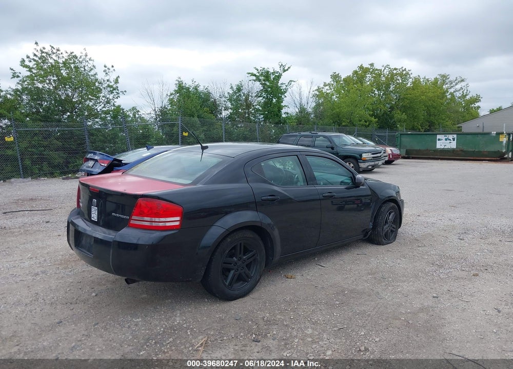2010 DODGE AVENGER EXPRESS VIN: 1B3CC1FB5AN190015