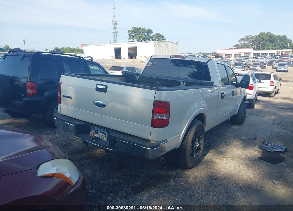 2008 FORD F-150 60TH ANNIVERSARY/FX2/KING RANCH/LARIAT/XLT VIN: 1FTPW12V98FA44647