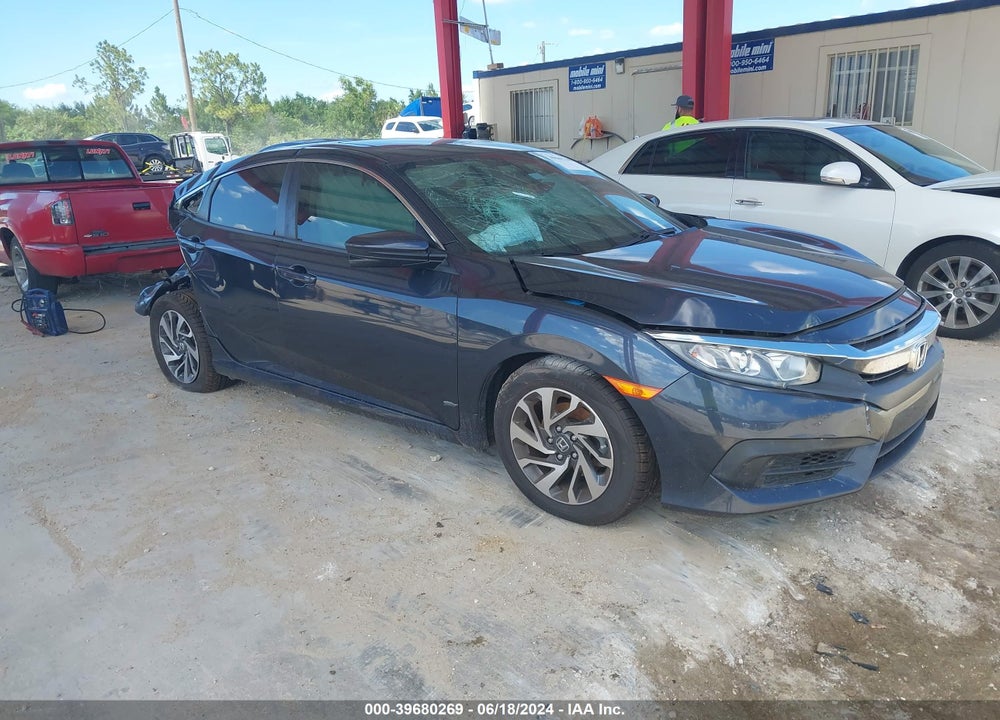 2018 HONDA CIVIC EX VIN: 2HGFC2F71JH586286