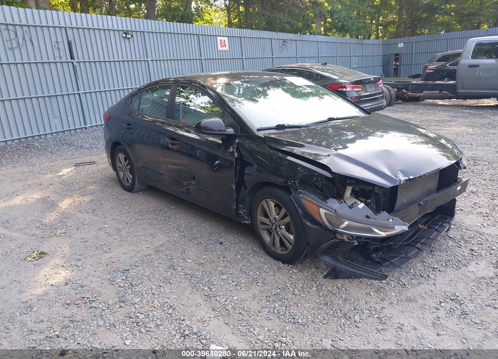 2018 HYUNDAI ELANTRA SEL VIN: KMHD84LF1JU474336