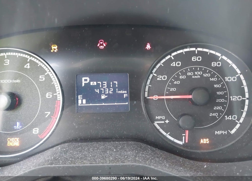 2019 SUBARU IMPREZA 2.0I VIN: 4S3GTAA68K3745417