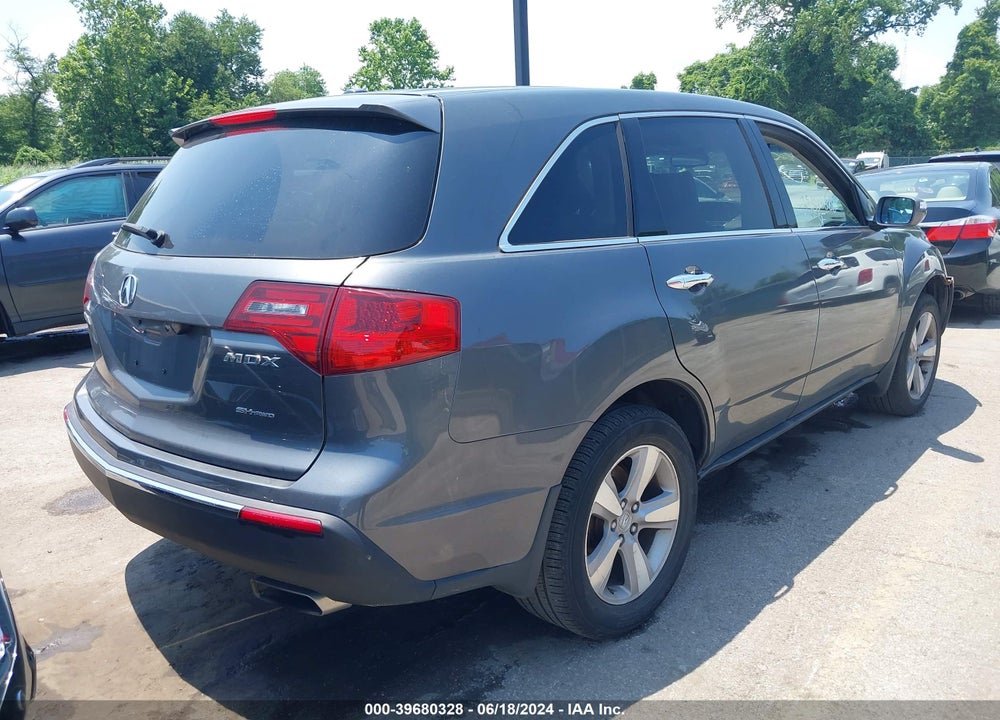 2011 ACURA MDX TECHNOLOGY PACKAGE VIN: 2HNYD2H47BH519310