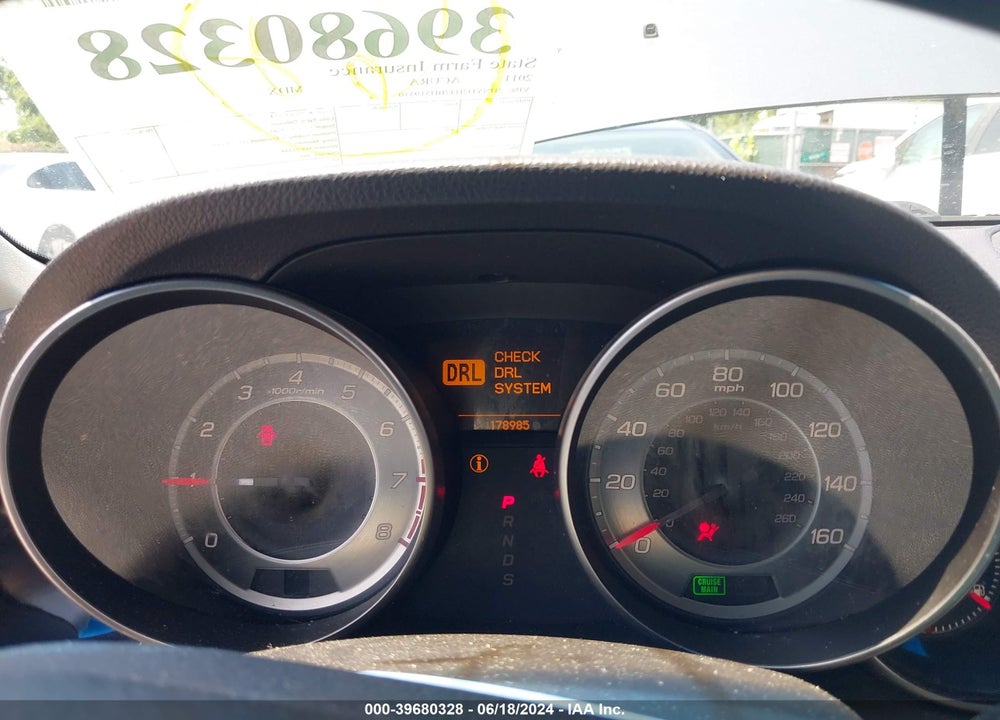 2011 ACURA MDX TECHNOLOGY PACKAGE VIN: 2HNYD2H47BH519310