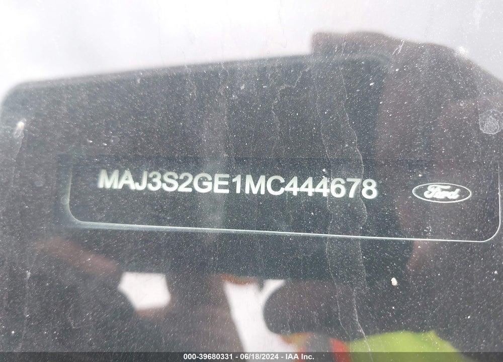 2021 FORD ECOSPORT VIN: MAJ3S2GE1MC444678