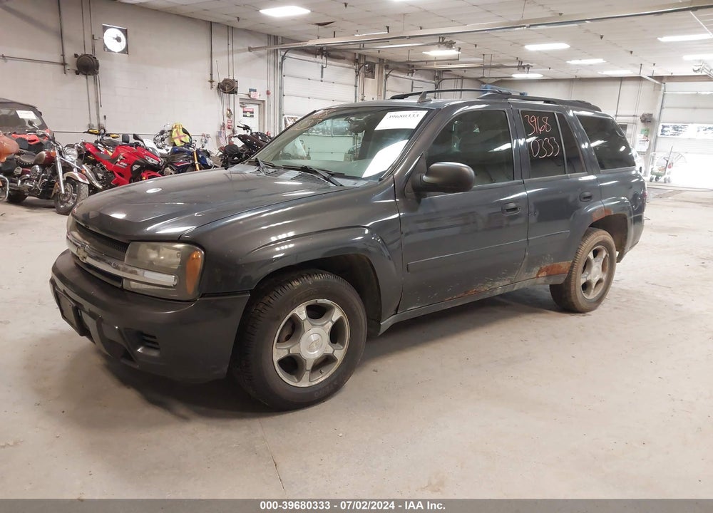 2007 CHEVROLET TRAILBLAZER LS VIN: 1GNDT13S772139463