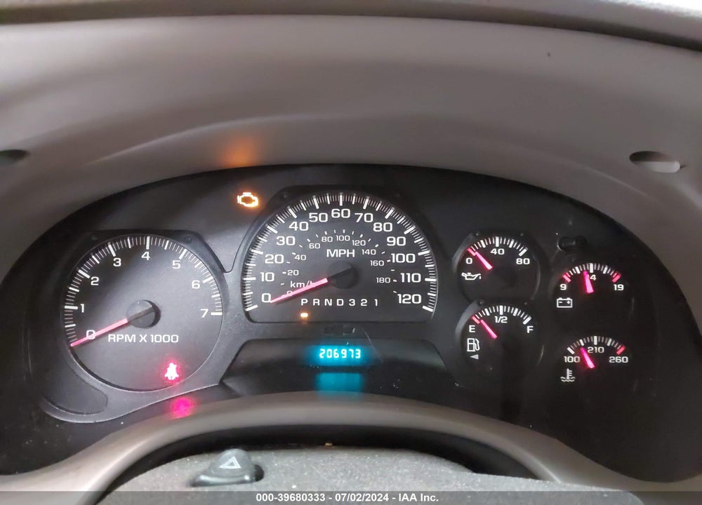 2007 CHEVROLET TRAILBLAZER LS VIN: 1GNDT13S772139463