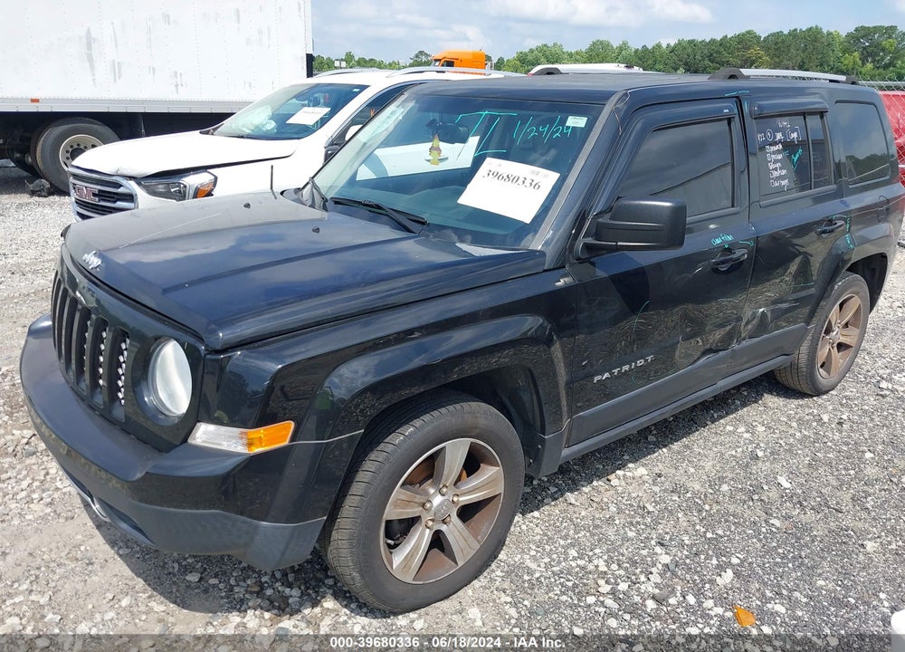2016 JEEP PATRIOT HIGH ALTITUDE EDITION VIN: 1C4NJPFA9GD656180