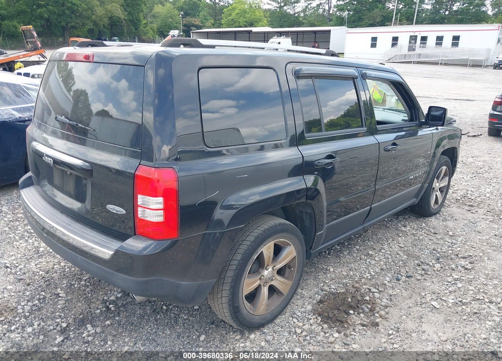 2016 JEEP PATRIOT HIGH ALTITUDE EDITION VIN: 1C4NJPFA9GD656180