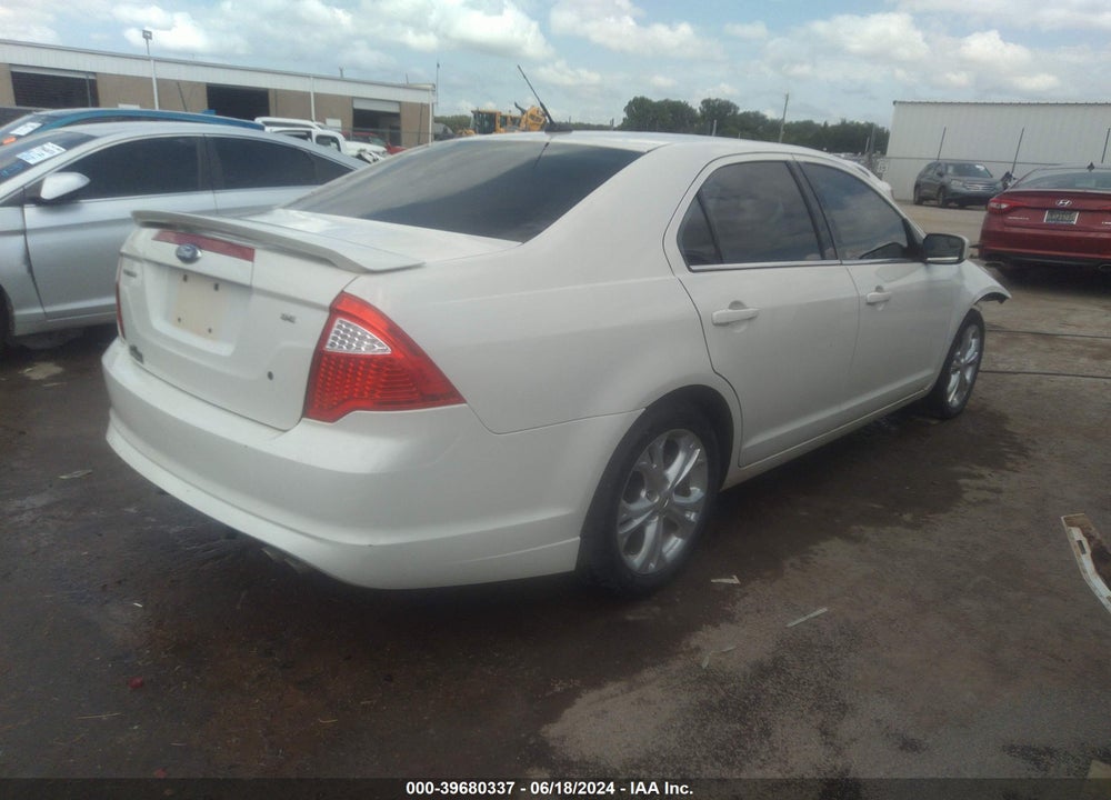 2012 FORD FUSION SE VIN: 3FAHP0HA5CR137182