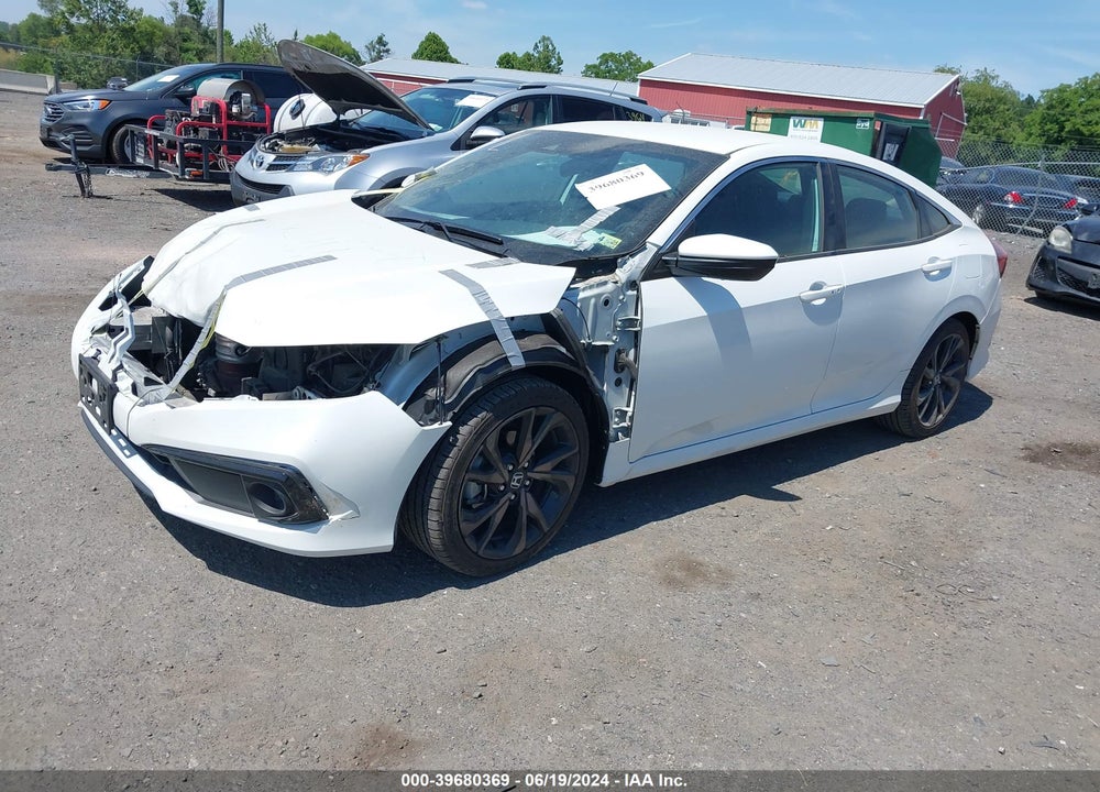 2019 HONDA CIVIC SPORT VIN: 19XFC2F80KE019894