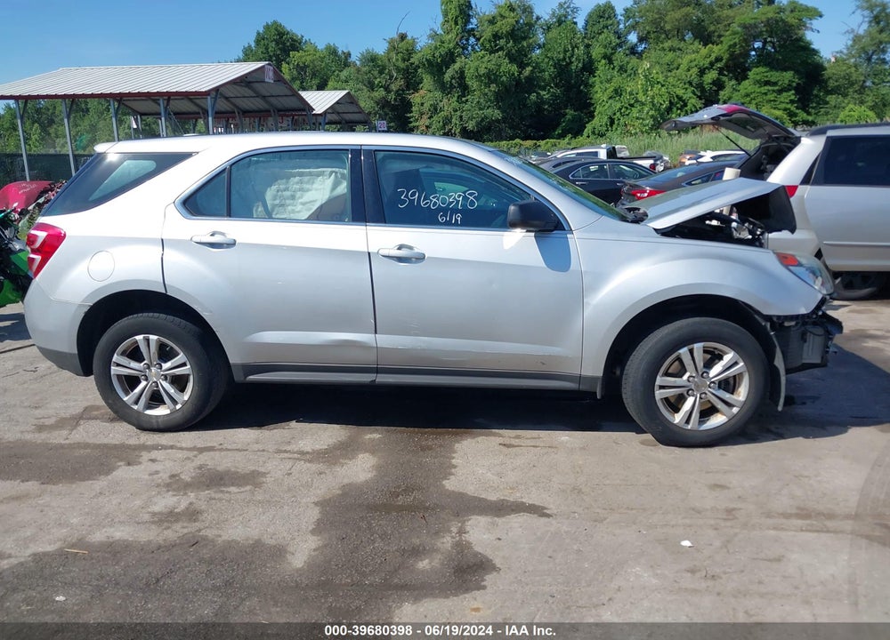 2016 CHEVROLET EQUINOX LS VIN: 1GNALBEK6GZ104006