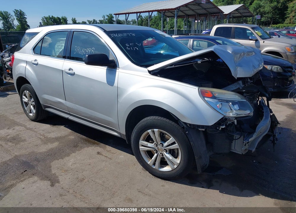 2016 CHEVROLET EQUINOX LS VIN: 1GNALBEK6GZ104006