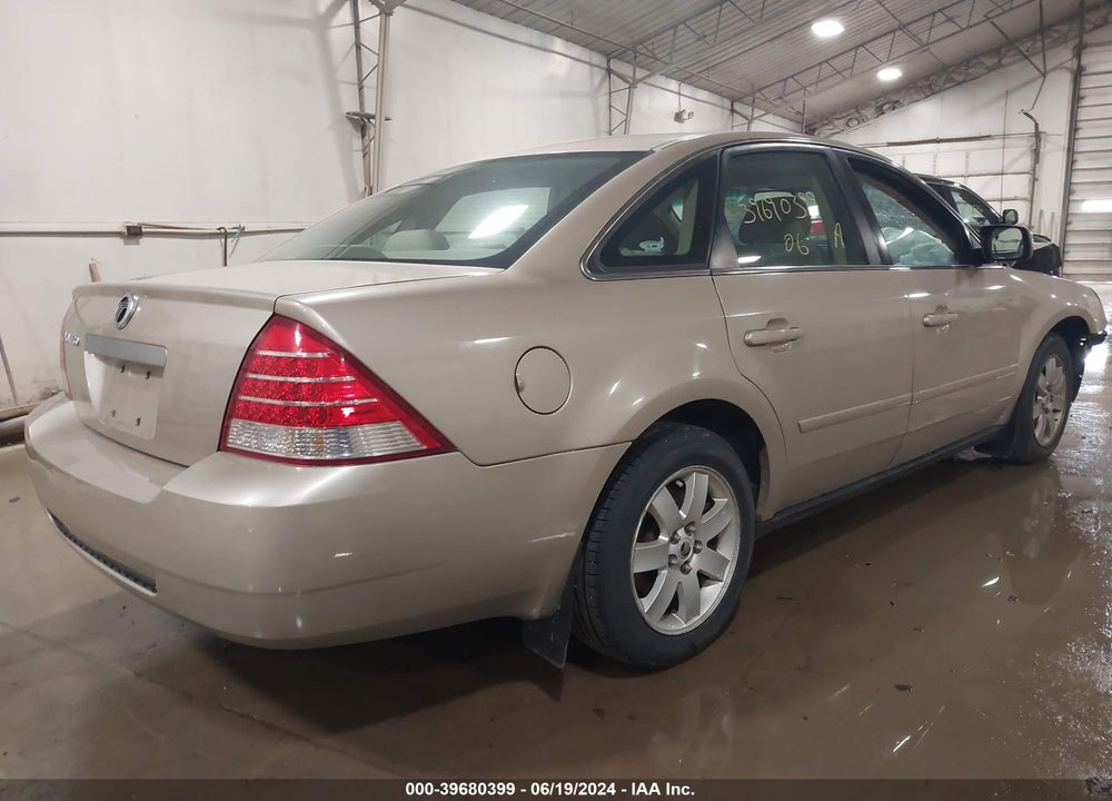 2006 MERCURY MONTEGO LUXURY VIN: 1MEFM40196G600562