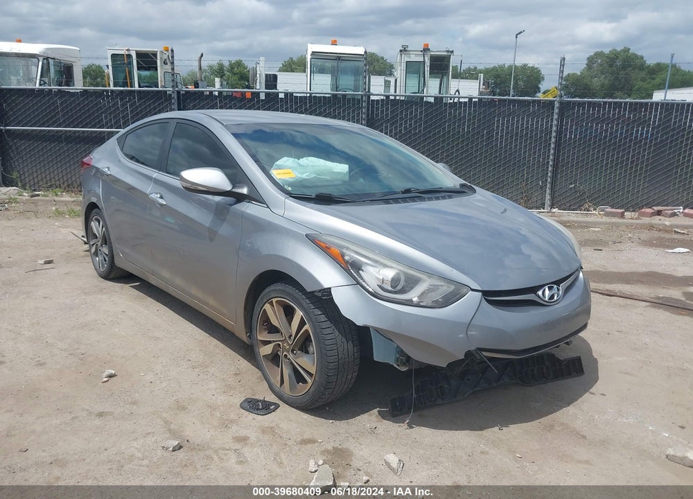 2015 HYUNDAI ELANTRA LIMITED VIN: KMHDH4AEXFU393899