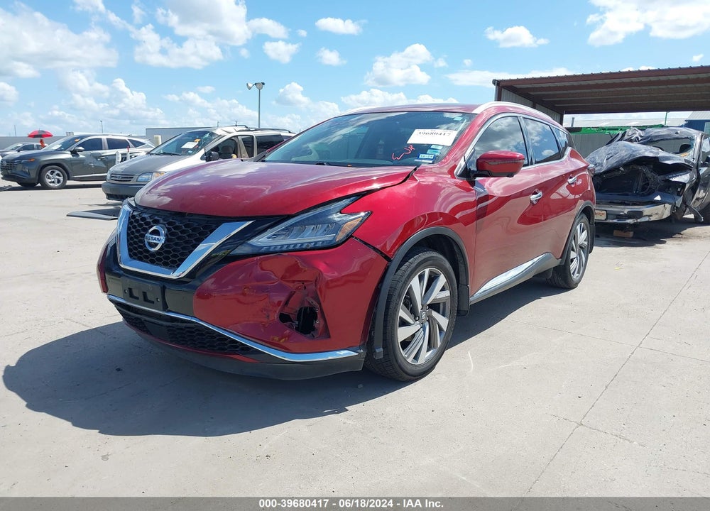 2019 NISSAN MURANO SL VIN: 5N1AZ2MJ1KN166571