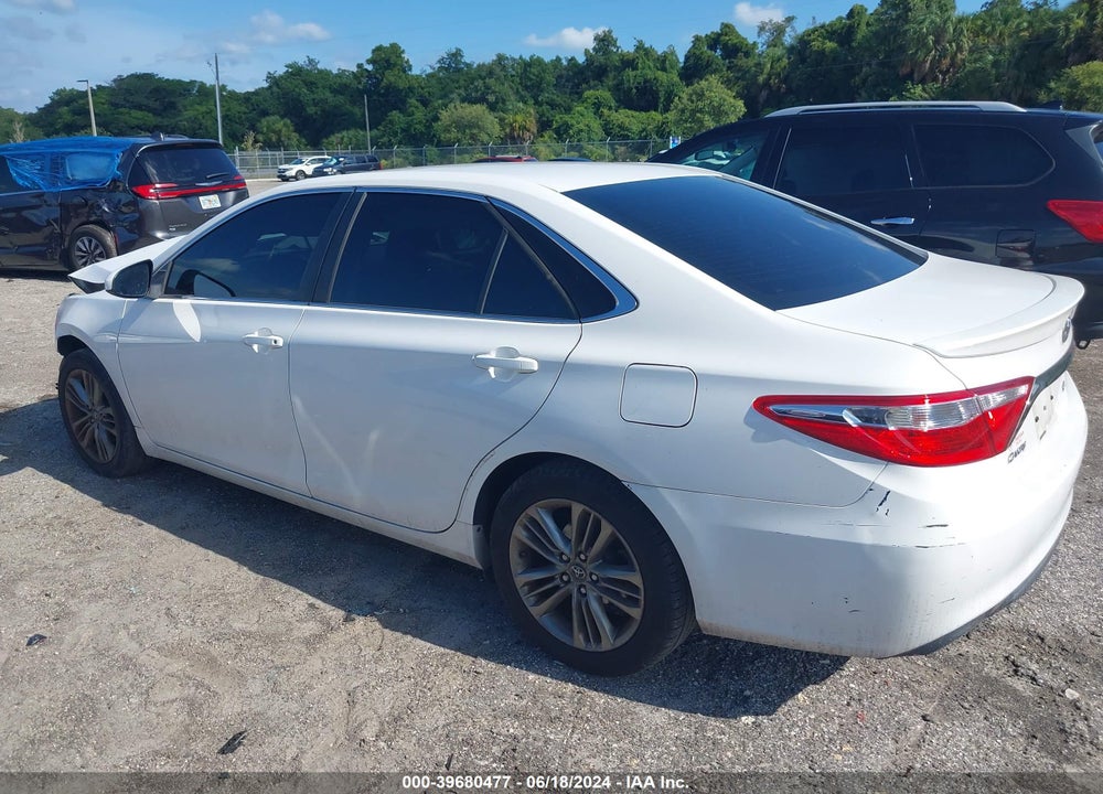 2016 TOYOTA CAMRY SE VIN: 4T1BF1FK4GU259983