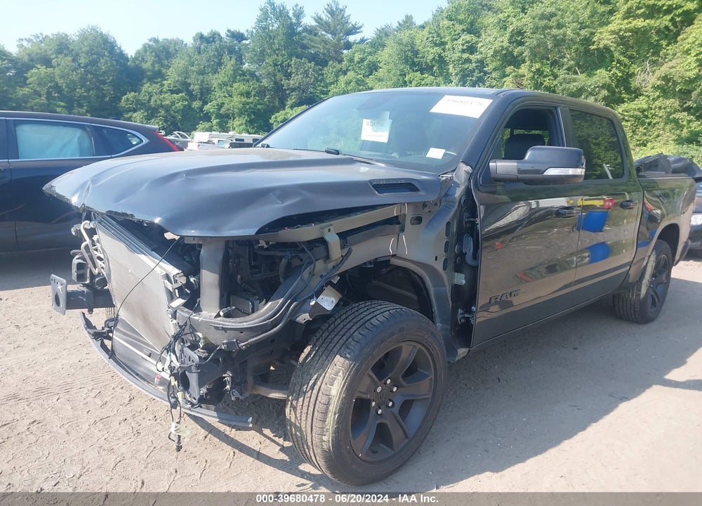 2021 RAM 1500 BIG HORN 4X4 5'7 BOX VIN: 1C6SRFFT5MN832307