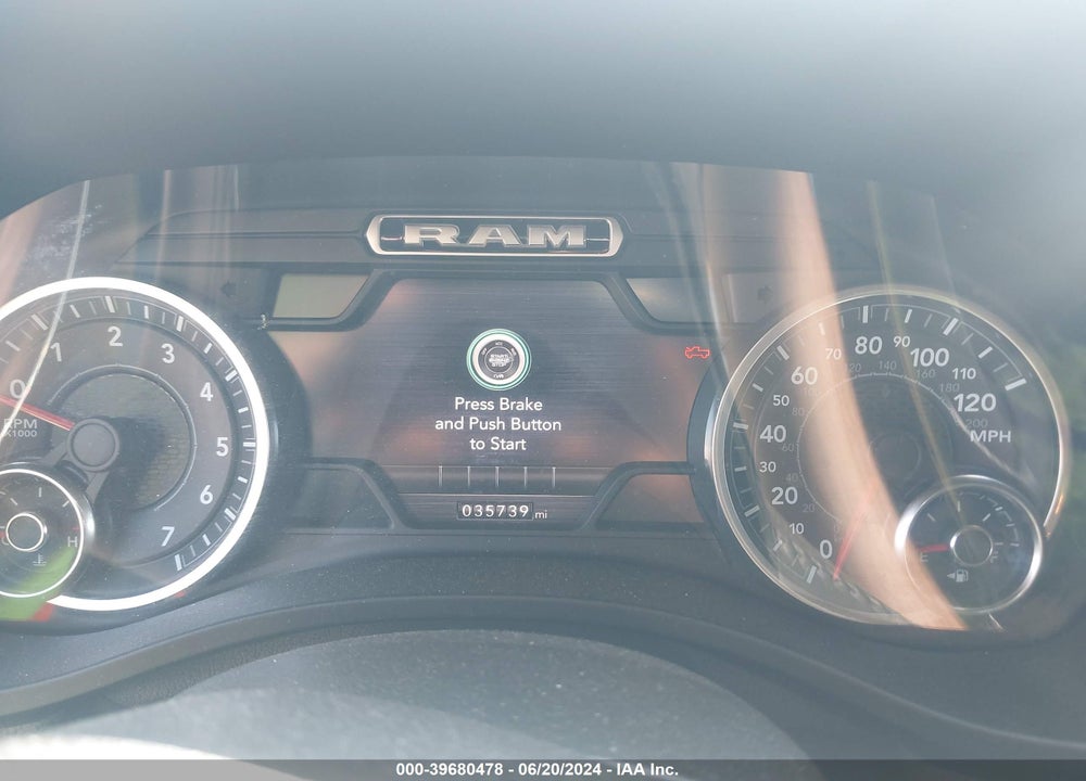 2021 RAM 1500 BIG HORN 4X4 5'7 BOX VIN: 1C6SRFFT5MN832307