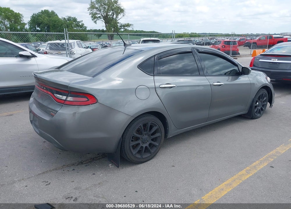 2013 DODGE DART LIMITED VIN: 1C3CDFCH0DD703462