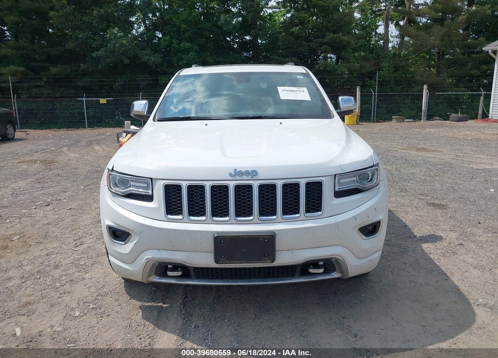 2014 JEEP GRAND CHEROKEE OVERLAND VIN: 1C4RJFCT7EC569611
