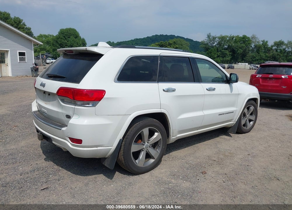 2014 JEEP GRAND CHEROKEE OVERLAND VIN: 1C4RJFCT7EC569611