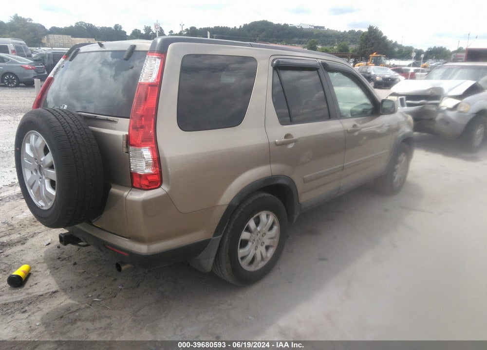 2006 HONDA CR-V SE VIN: SHSRD78996U441331