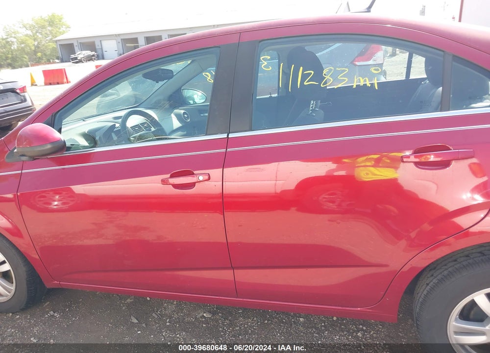 2013 CHEVROLET SONIC LT AUTO VIN: 1G1JC5SH6D4139584
