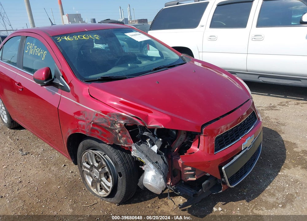 2013 CHEVROLET SONIC LT AUTO VIN: 1G1JC5SH6D4139584