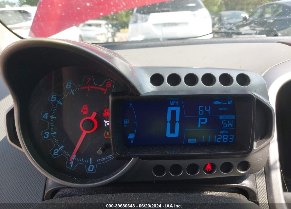 2013 CHEVROLET SONIC LT AUTO VIN: 1G1JC5SH6D4139584