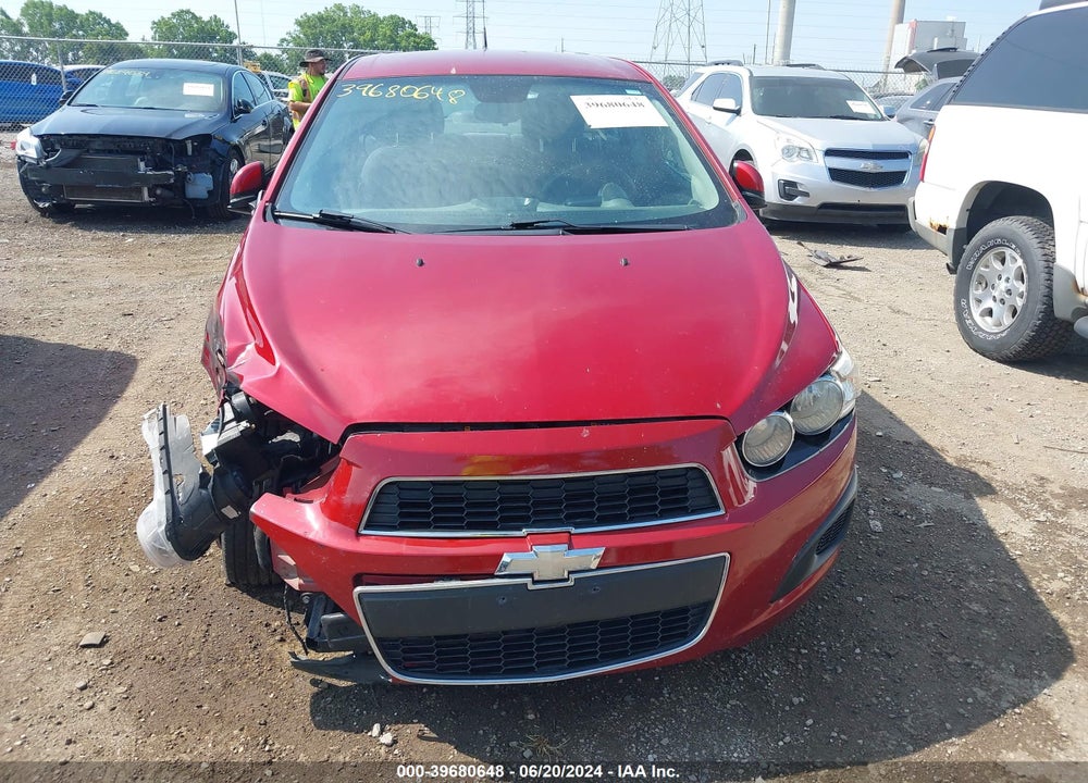 2013 CHEVROLET SONIC LT AUTO VIN: 1G1JC5SH6D4139584