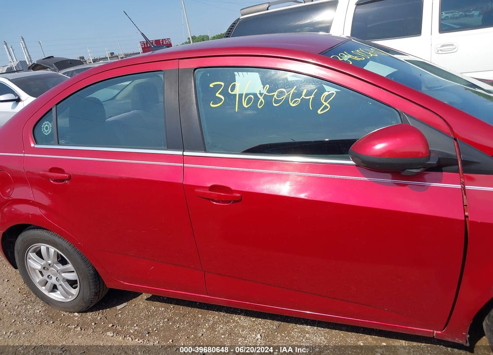 2013 CHEVROLET SONIC LT AUTO VIN: 1G1JC5SH6D4139584