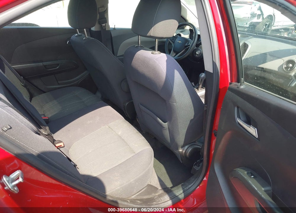 2013 CHEVROLET SONIC LT AUTO VIN: 1G1JC5SH6D4139584