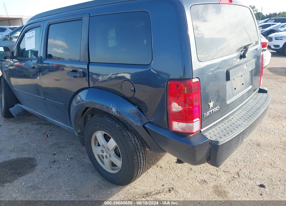 2008 DODGE NITRO SXT VIN: 1D8GT28K28W251135