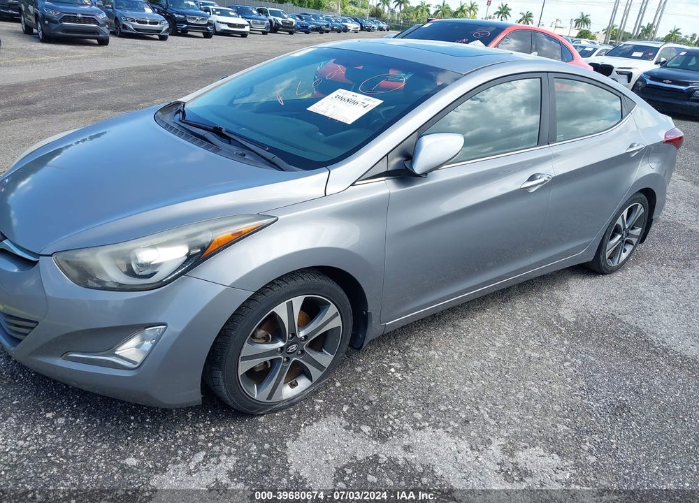 2014 HYUNDAI ELANTRA SPORT VIN: KMHDH4AH5EU039622