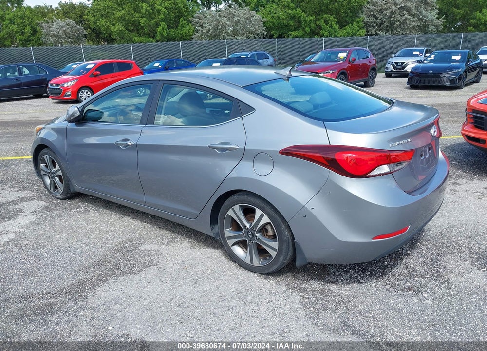 2014 HYUNDAI ELANTRA SPORT VIN: KMHDH4AH5EU039622