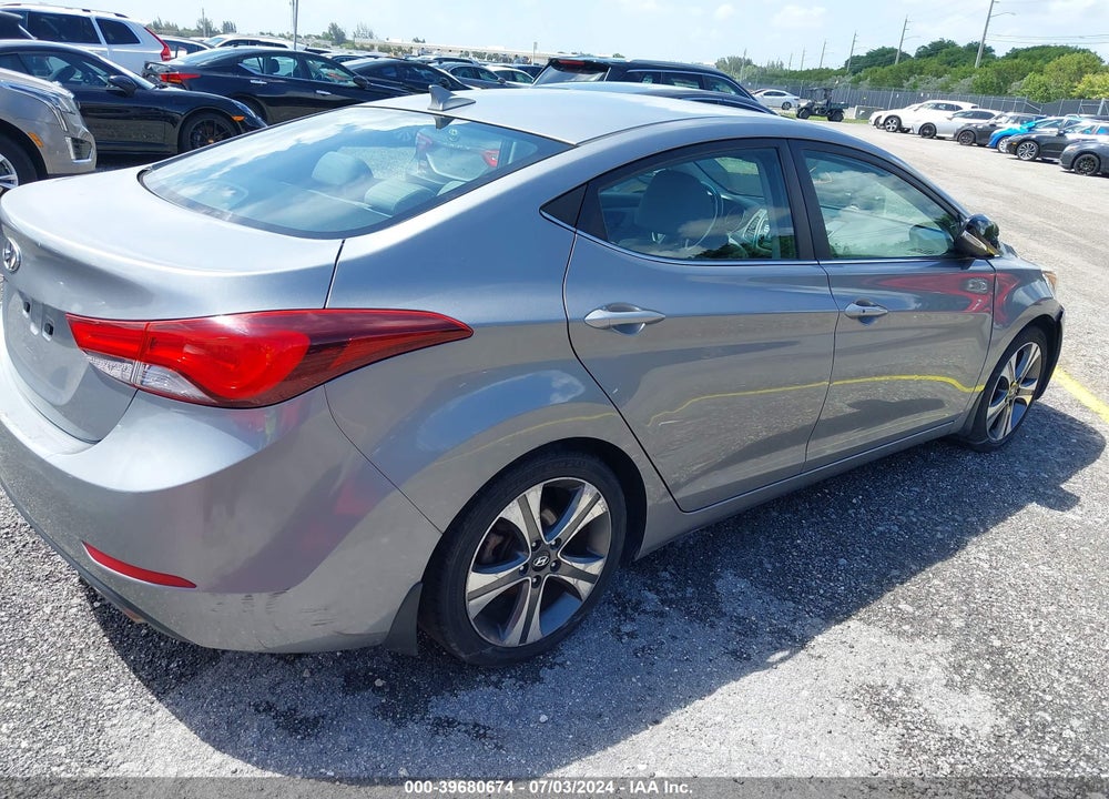 2014 HYUNDAI ELANTRA SPORT VIN: KMHDH4AH5EU039622