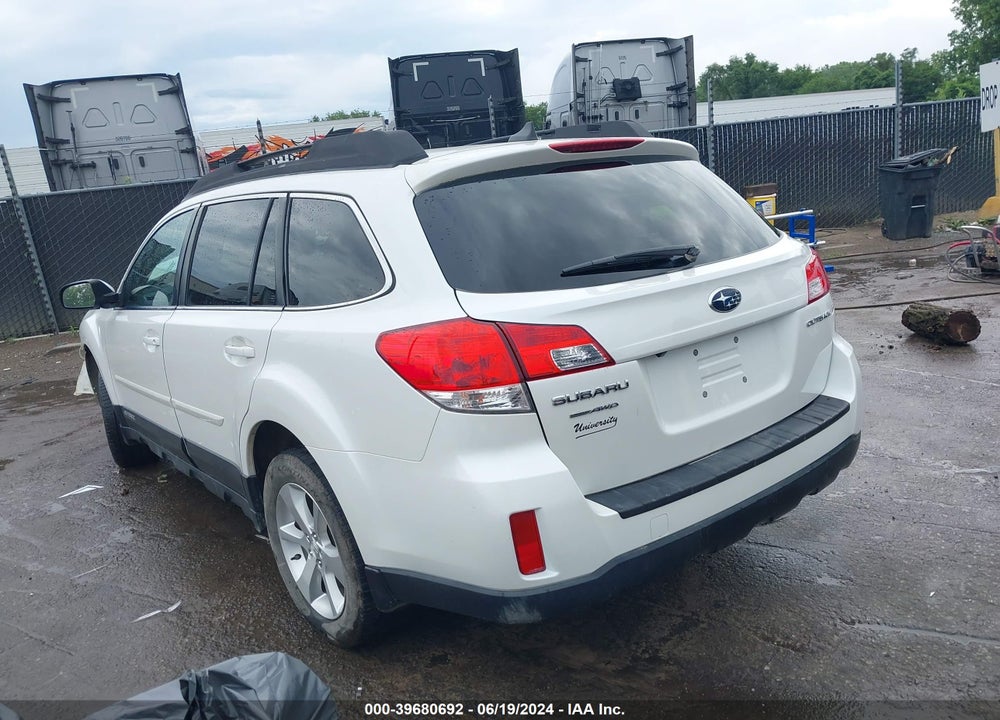 2014 SUBARU OUTBACK 2.5I LIMITED VIN: 4S4BRCLCXE3292151